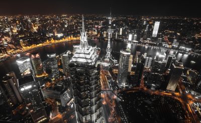 Night, city, shanghai — Long-Term Material Use with PET Recycling