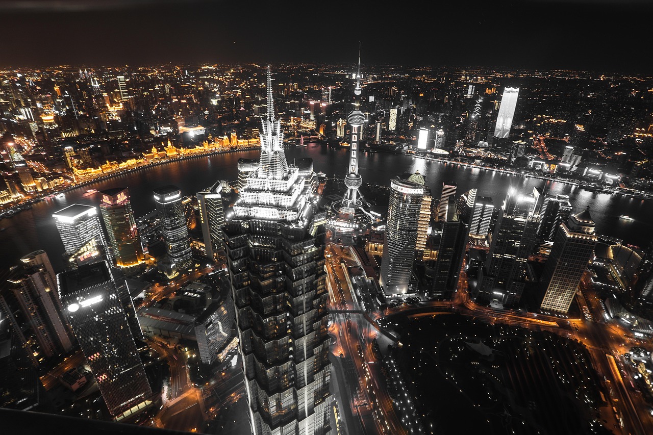 Night, city, shanghai — Long-Term Material Use with PET Recycling